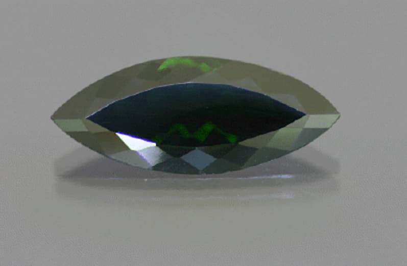 color-change tourmaline - green