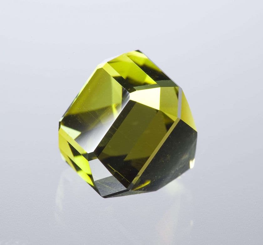 dichroic tourmaline - olive green