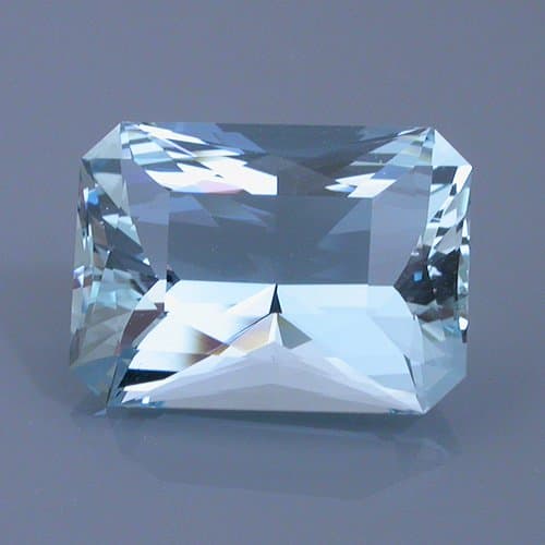 aquamarine 22 after - repaired and recut gems