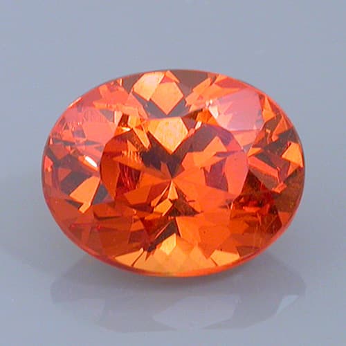 spessartite garnet 26 after - repaired and recut gems