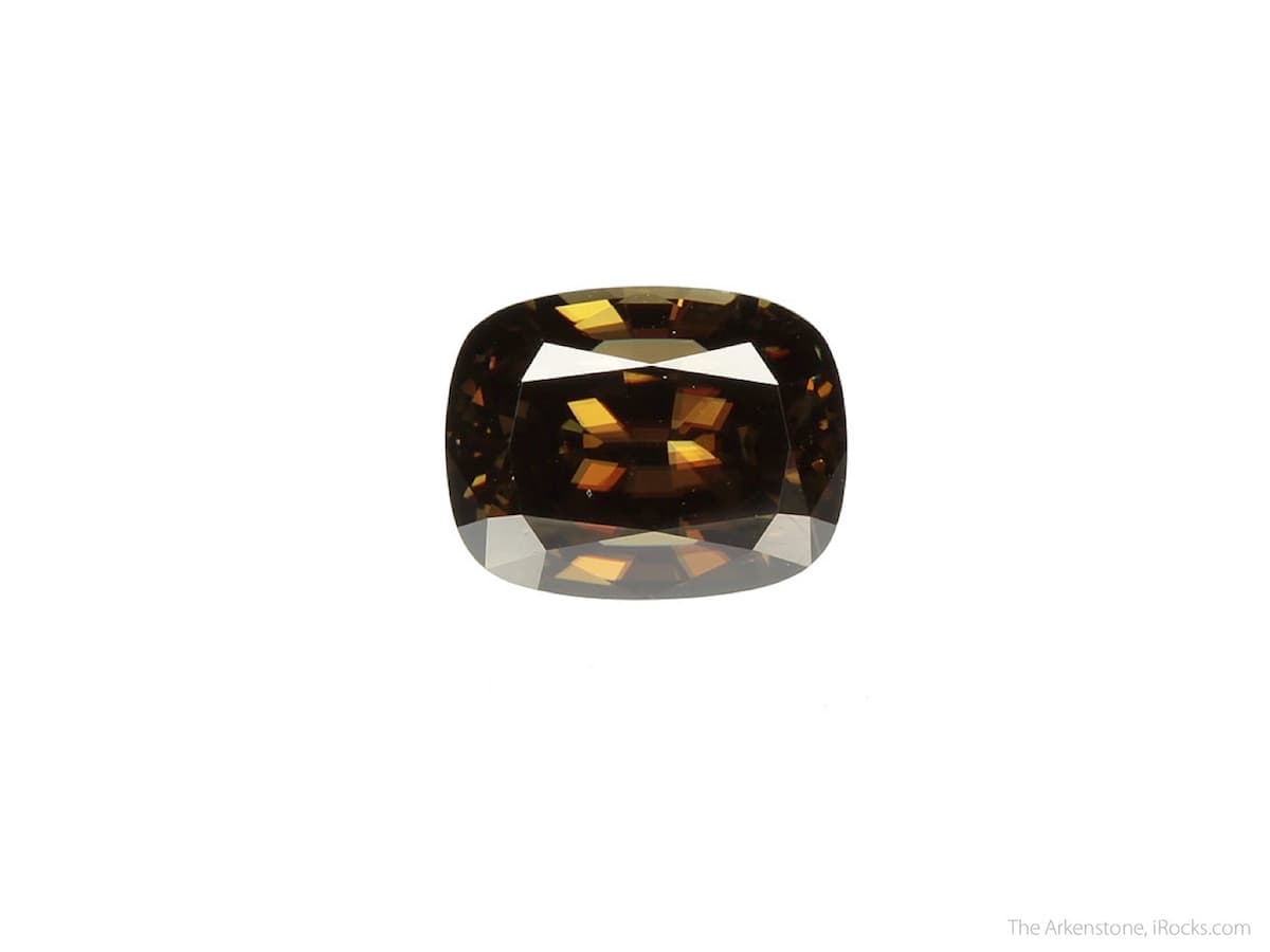 Cushion-cut cassiterite - Sri Lanka