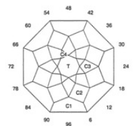 Octagon Lace: Faceting Design Diagram