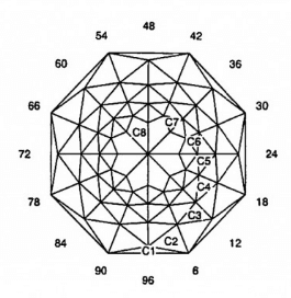 Rattle 2 Bead: Faceting Design Diagram