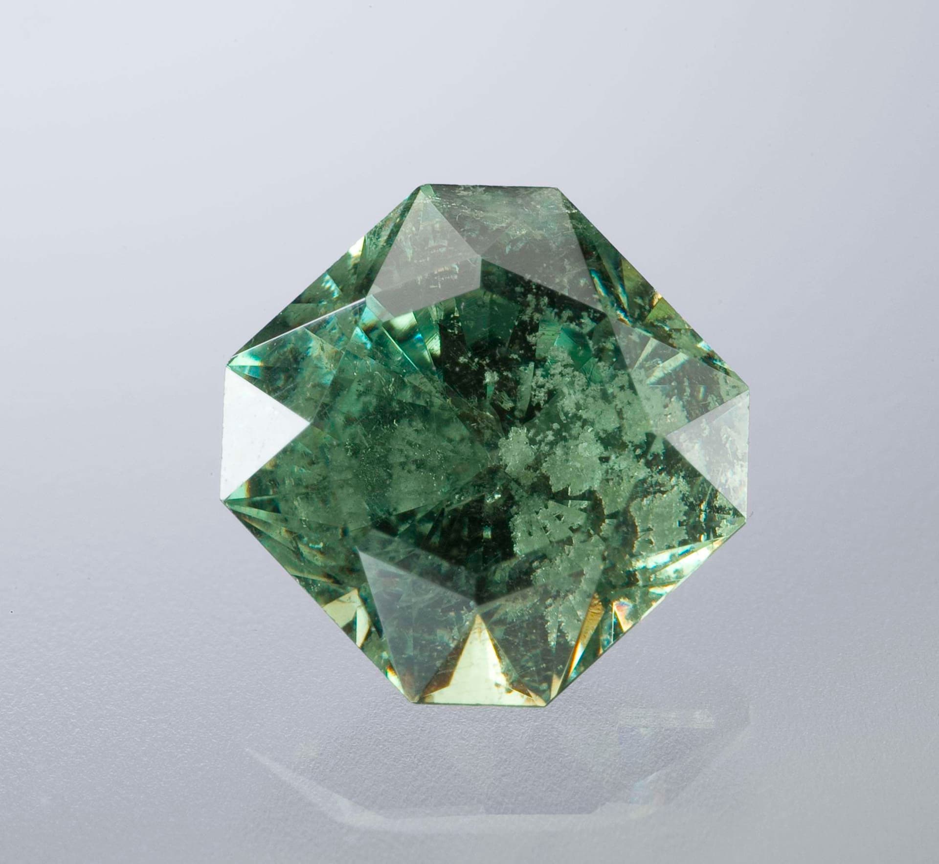 demantoid garnet - cushion cut, Madagascar