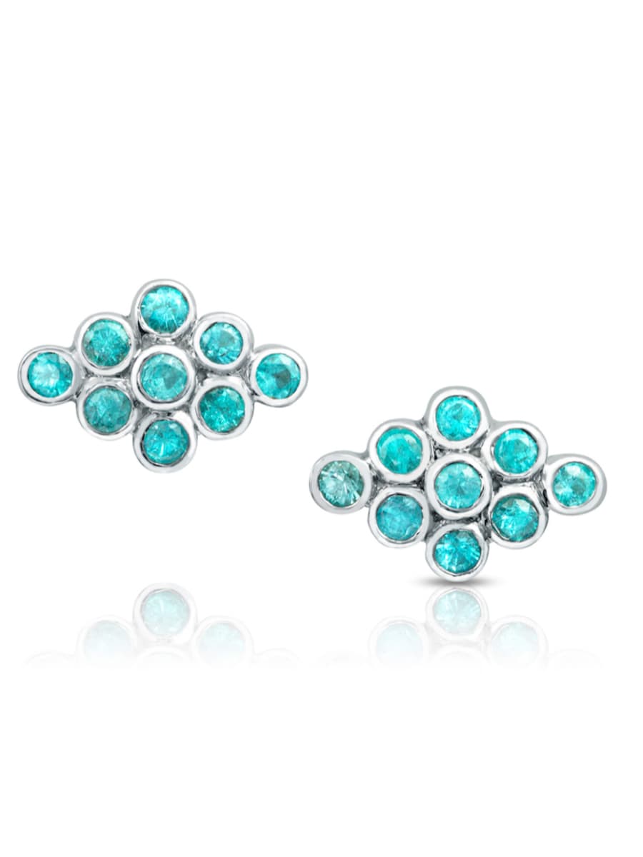 gem trends - reversible opal earrings, studs