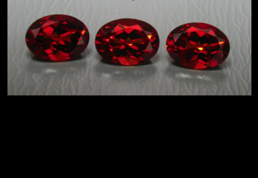 faceted malaya garnets - garnet engagement ring stones