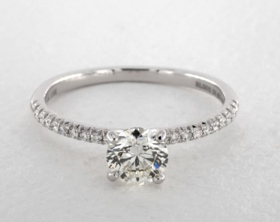 oval-cut diamond guide - 1ct round ring