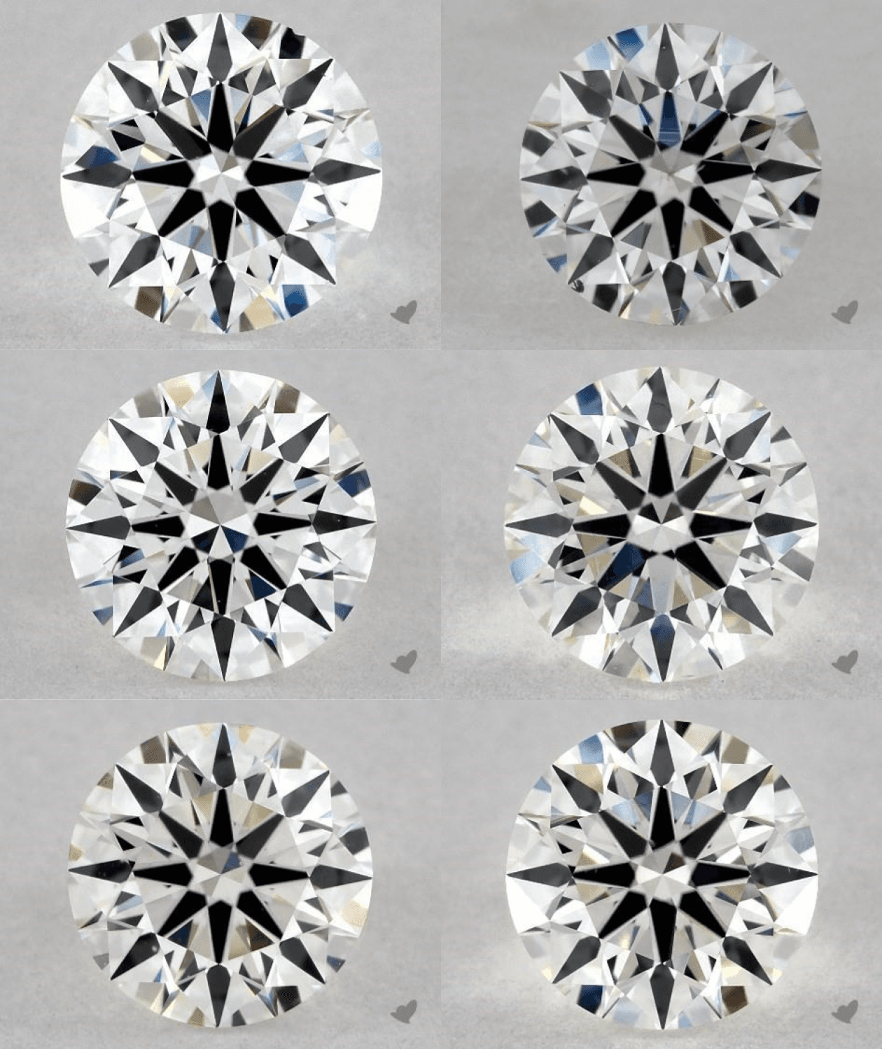 diamond fluorescence - different diamond colors