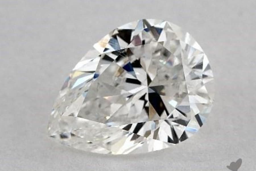 pear-shaped diamond guide - L/W ratio 1.36