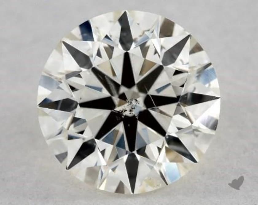 si2 diamond with flaw