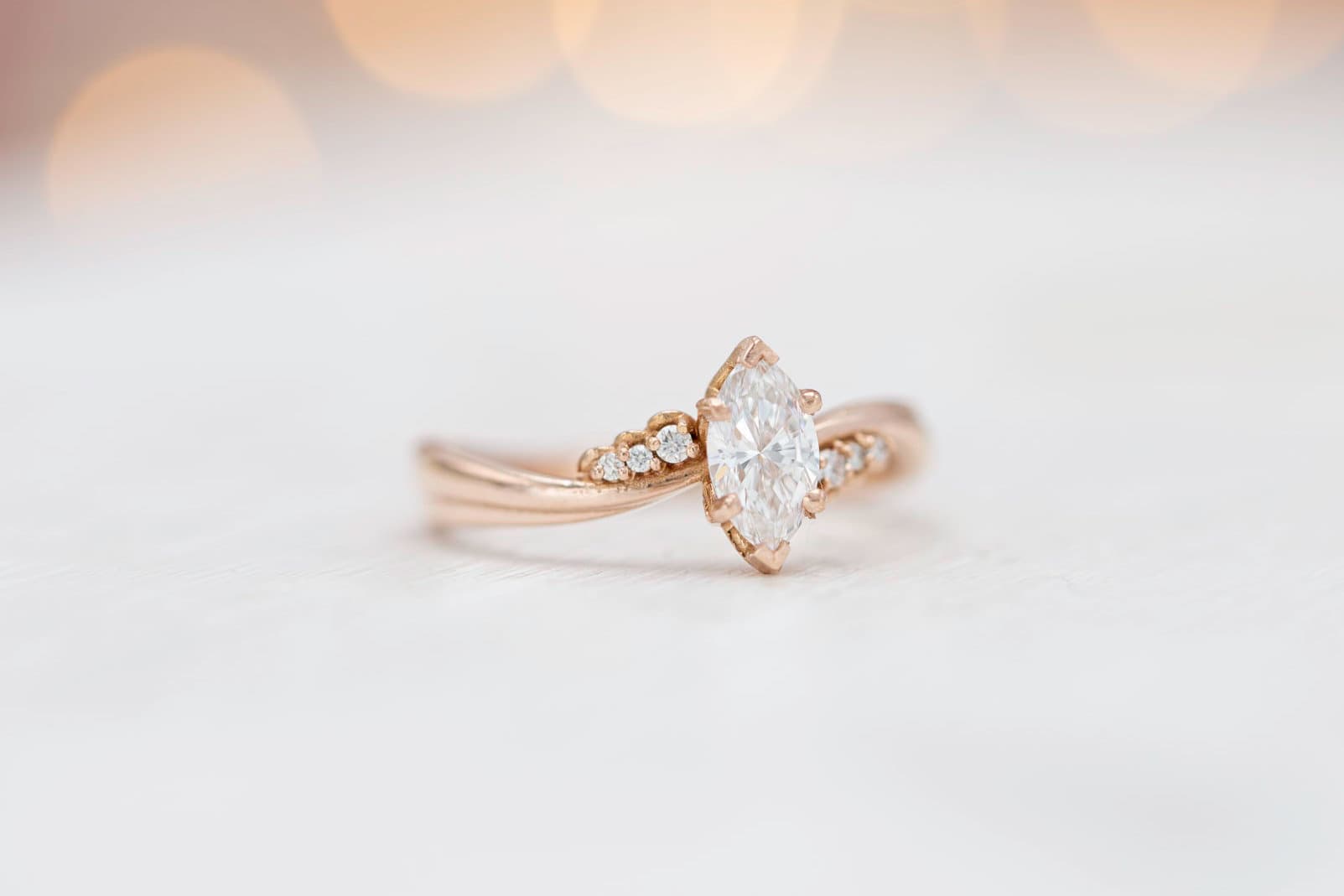 Best Diamond Color for Rose Gold Rings