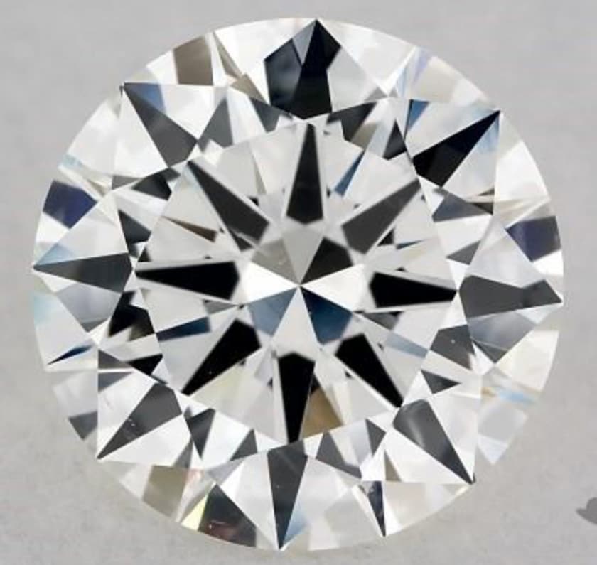 1.30-ct, H color, SI1 clarity round