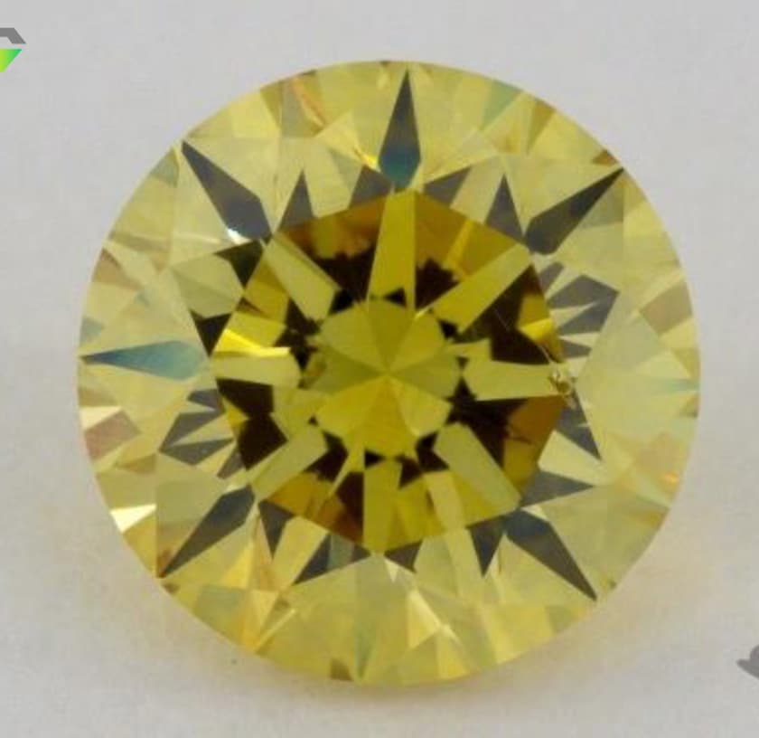 1.02-ct fancy intense yellow