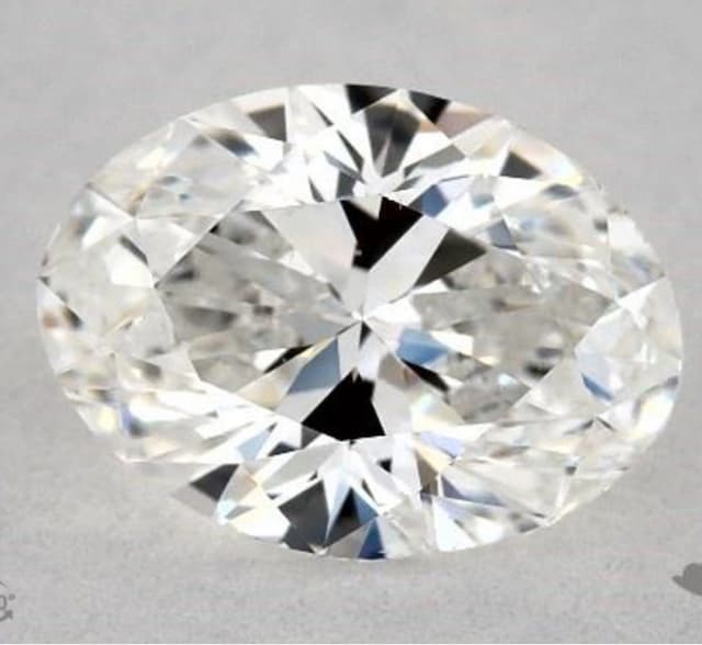 one-carat oval diamonds - F color