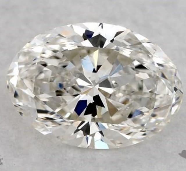 one-carat oval diamonds - G color