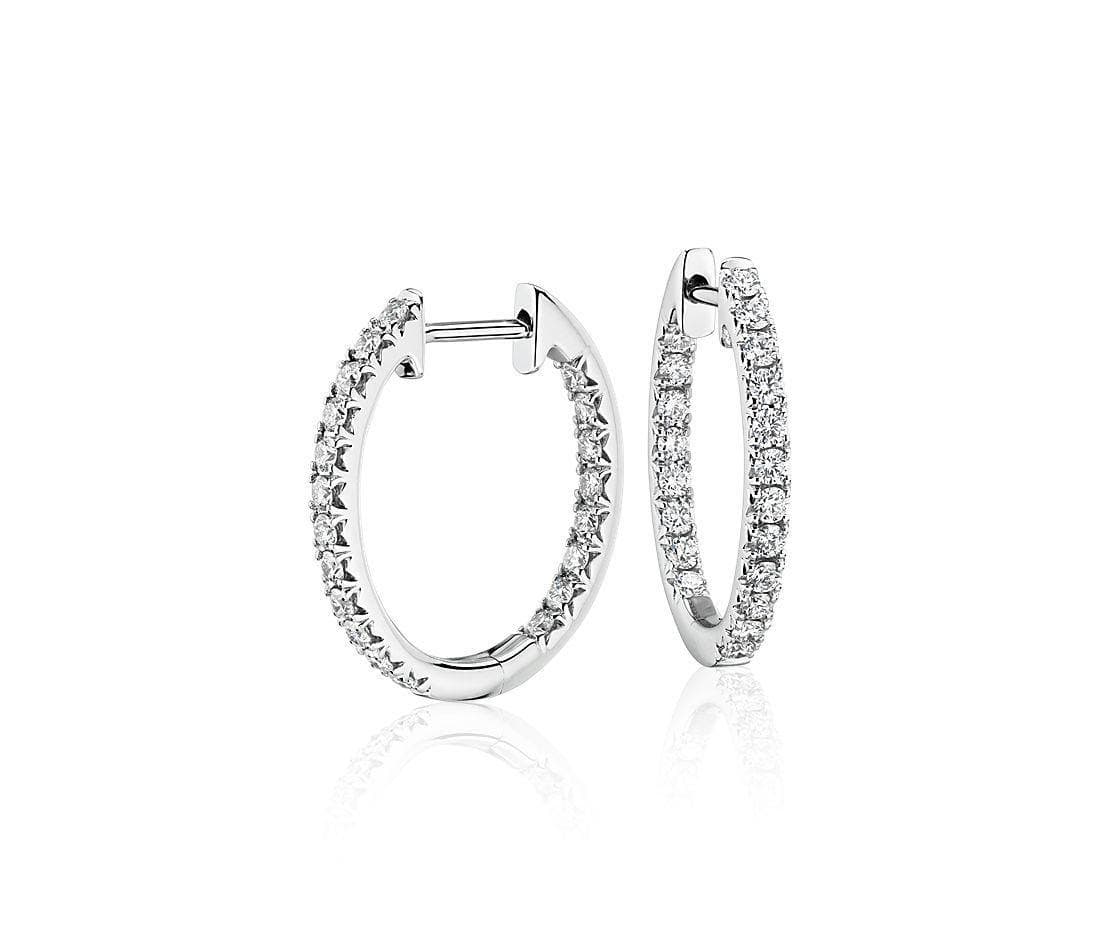 Buying Guide: Diamond Hoop Earrings